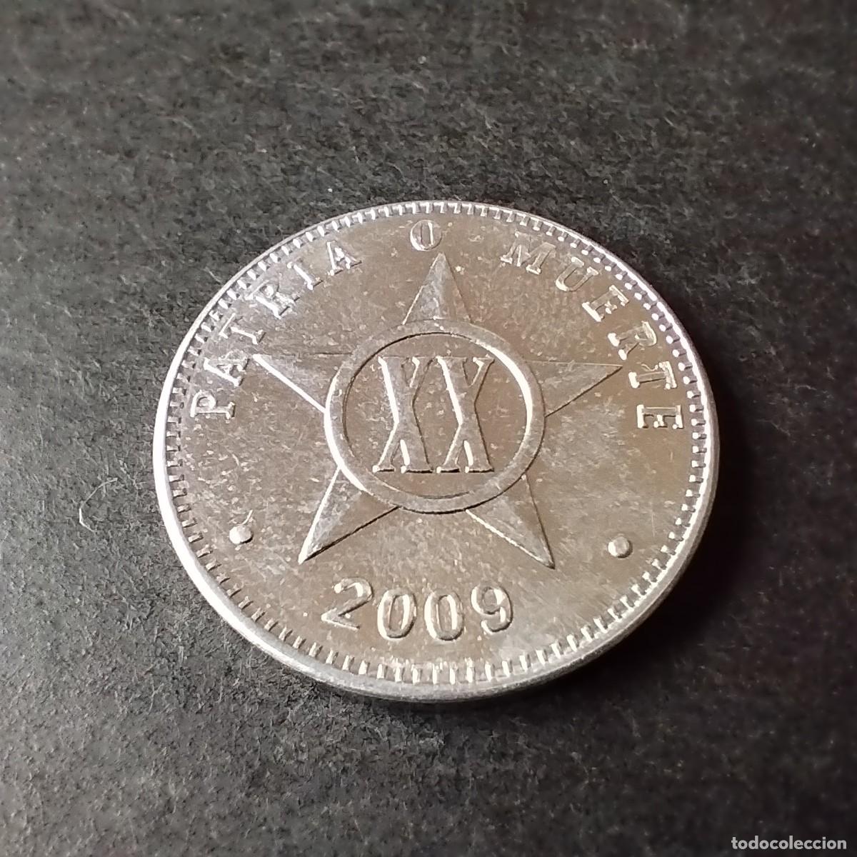 Monedas antiguas de Am&eacute;rica: Moneda 20 centavos, Cuba 2009 - Foto 1