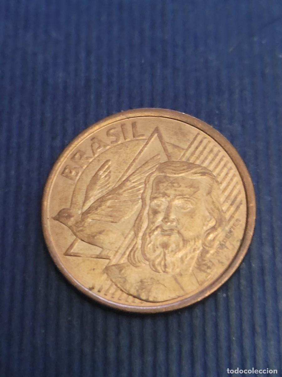 Monedas antiguas de Am&eacute;rica: Moneda 5 centavos 2015 Brasil - Foto 1