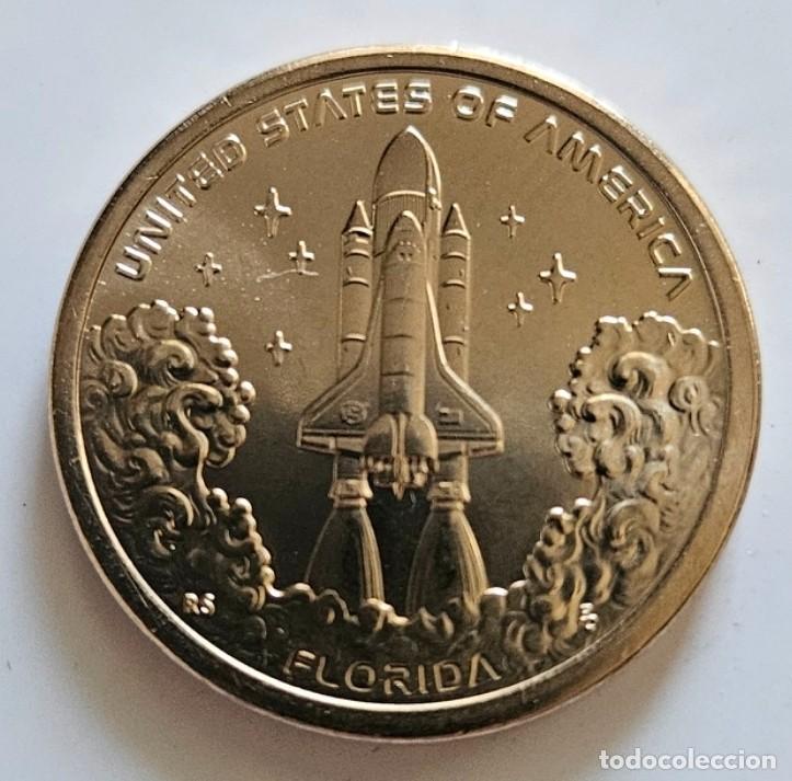 Moedas antigas da Am&eacute;rica: ONE DOLAR USA 2025 - CECA P - INNOVATION - FLORIDA - SIN CIRCULAR