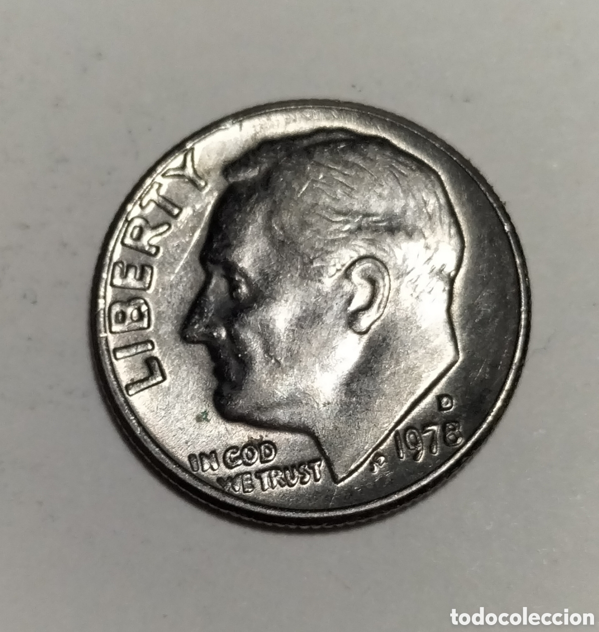 Monedas antiguas de Am&eacute;rica: Moneda 1 dime 1978D EEUU - Foto 1