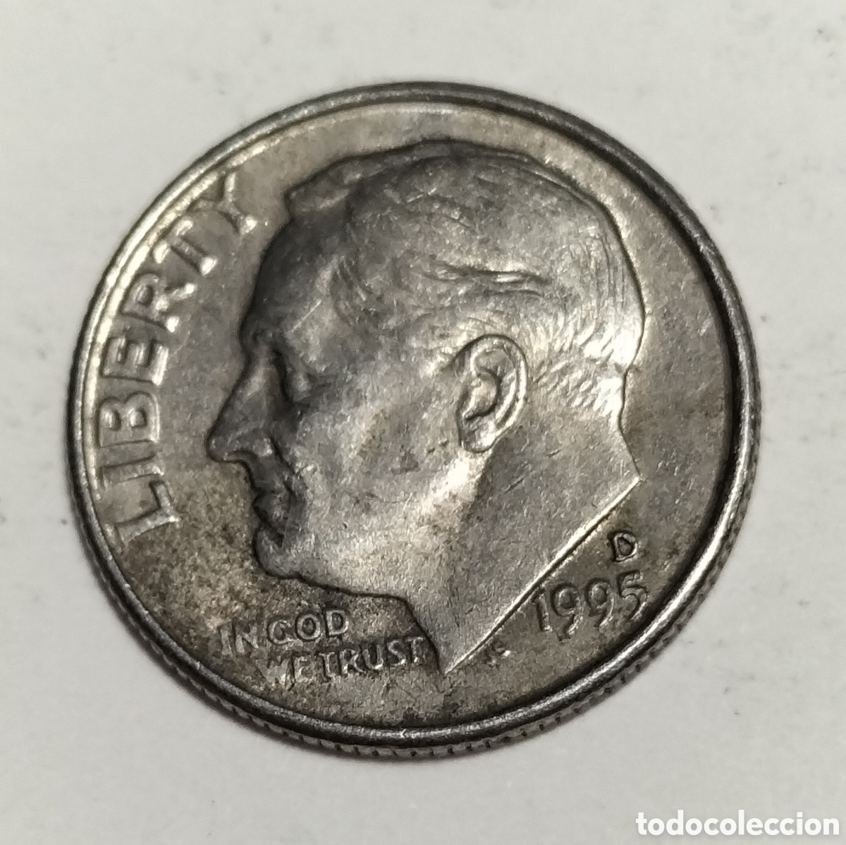 Monedas antiguas de Am&eacute;rica: Moneda 1 dime 1995D EEUU - Foto 1