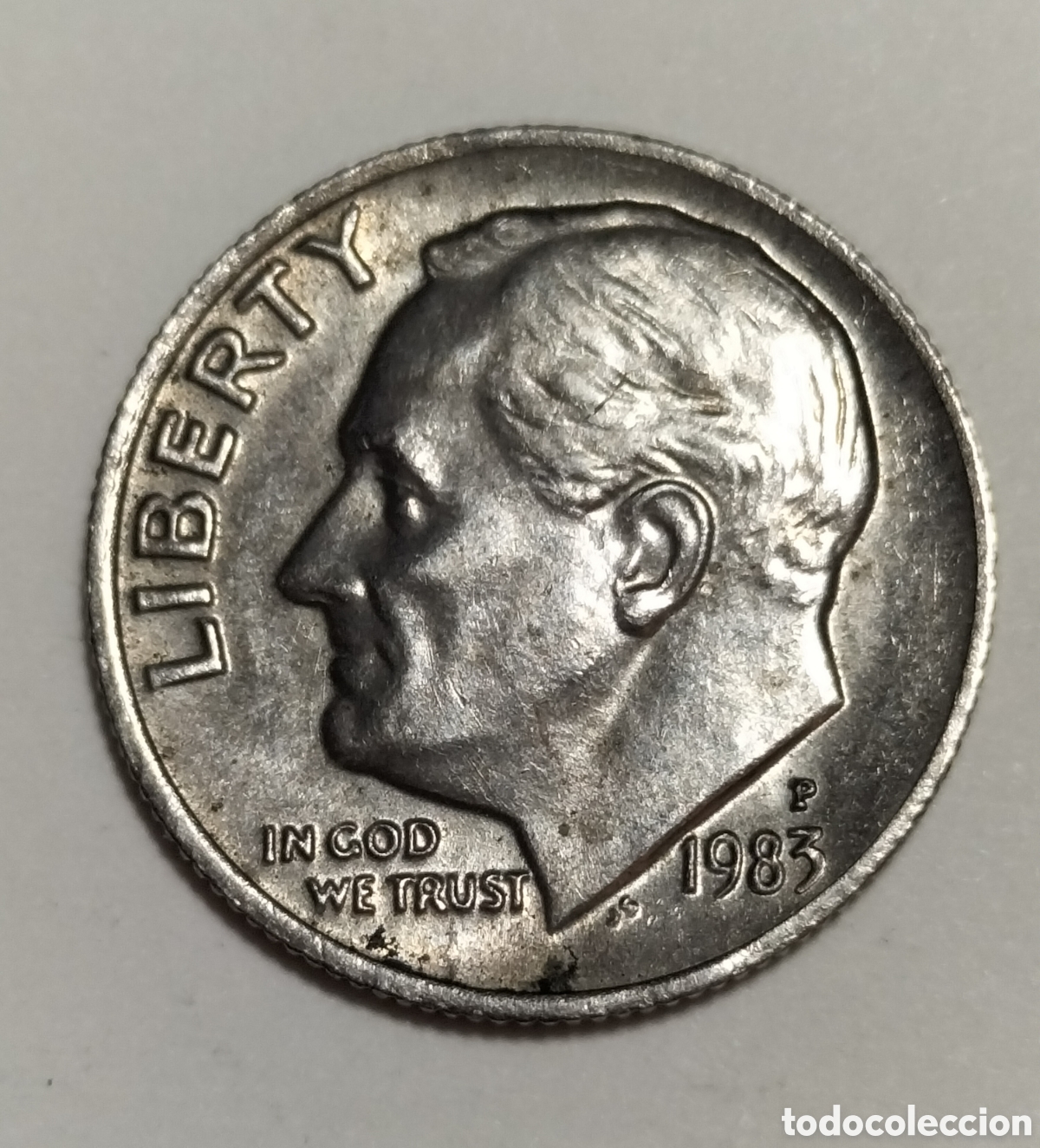 Monedas antiguas de Am&eacute;rica: Moneda 1 dime 1983P EEUU - Foto 1