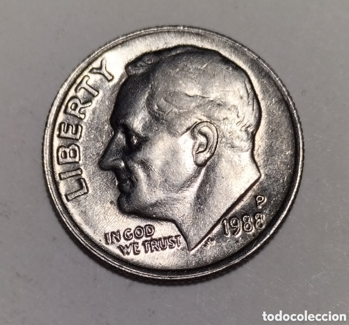 Monedas antiguas de Am&eacute;rica: Moneda 1 dime 1988P EEUU - Foto 1