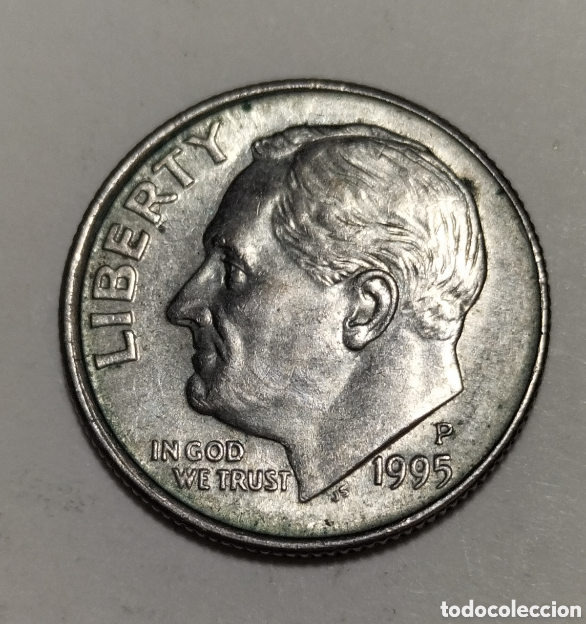 Monedas antiguas de Am&eacute;rica: Moneda 1 dime 1995P EEUU - Foto 1