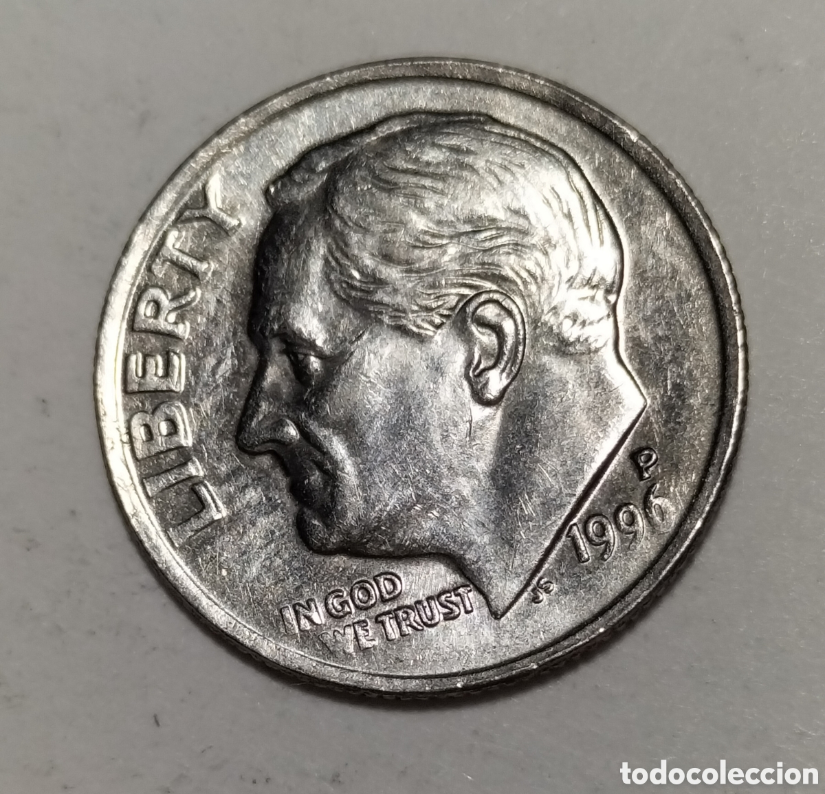 Monedas antiguas de Am&eacute;rica: Moneda 1 dime 1996P EEUU - Foto 1