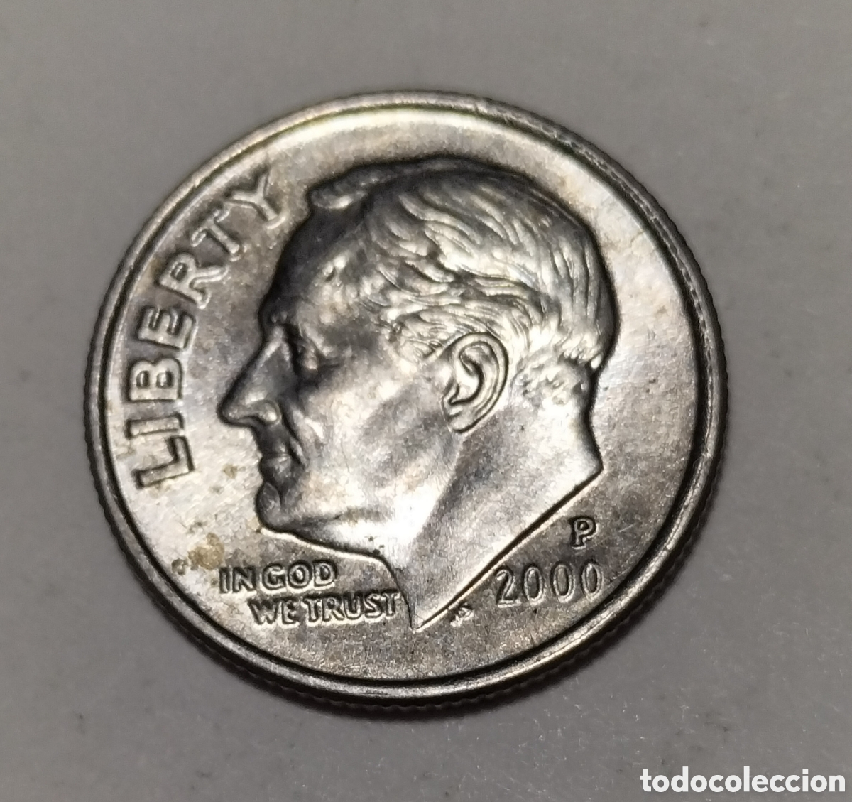 Monedas antiguas de Am&eacute;rica: Moneda 1 dime 2000P EEUU - Foto 1