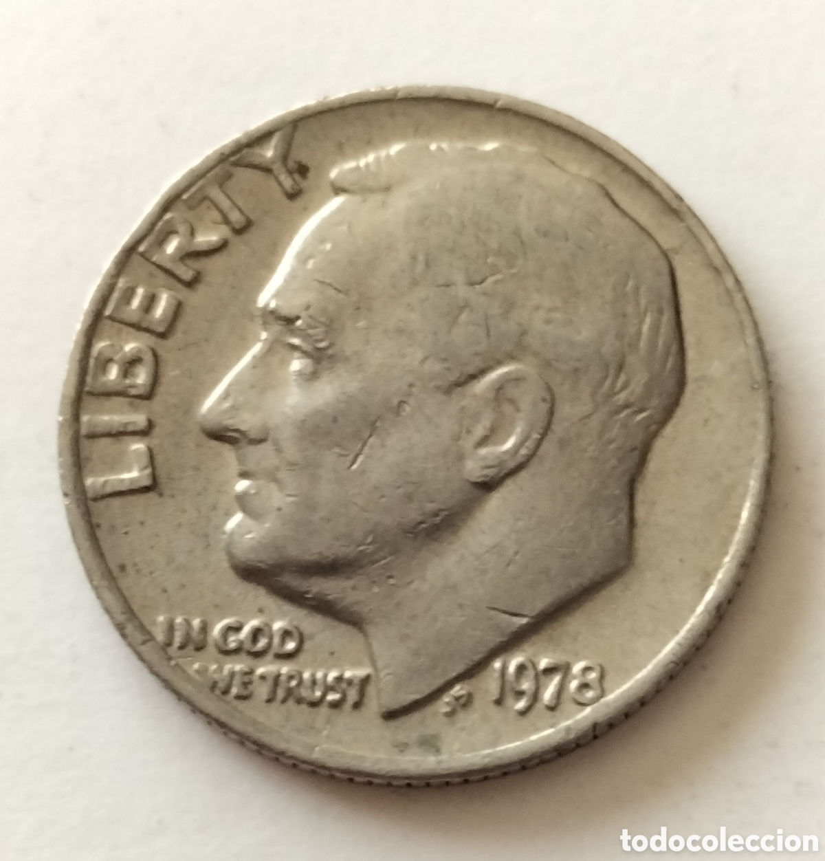 Monedas antiguas de Am&eacute;rica: Moneda 1 dime 1978 EEUU - Foto 1
