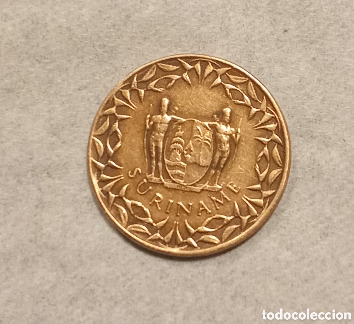 Moedas antigas da Am&eacute;rica: MONEDA DE UN CENTAVO DE SURINAM 1966