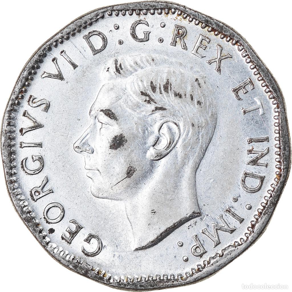 Alte M&uuml;nzen aus Amerika: [#741426] Moneda, Canad&aacute;, George VI, 5 Cents, 1944, Royal Canadian Mint, Ottawa, MBC