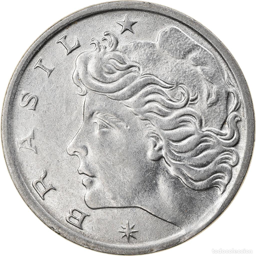 Alte M&uuml;nzen aus Amerika: [#821187] Moneda, Brasil, 5 Centavos, 1977, MBC, Acero inoxidable, KM:587.1