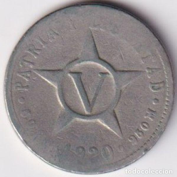 Monnaies anciennes d'Am&eacute;rique: REPUBLICA DE C - 1920 - 5 CENTAVOS - PATRIA O MUERTE - PLATA
