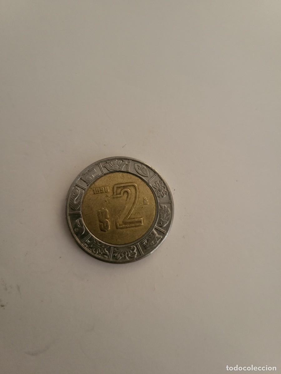 Monnaies anciennes d'Am&eacute;rique: 2 PESOS ESTADOS UNIDOS DE MEXICANOS