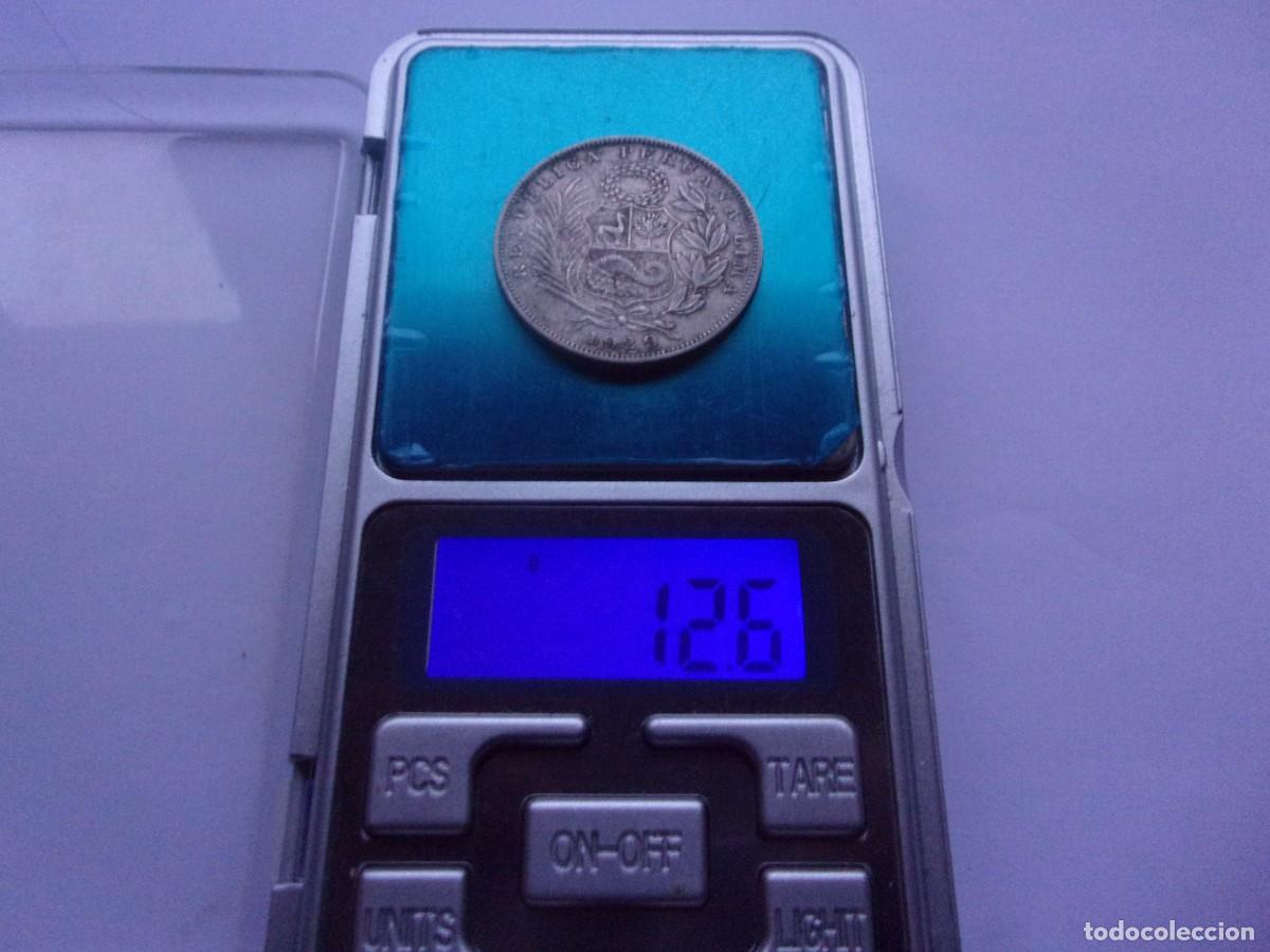 Monedas antiguas de Am&eacute;rica: Per&uacute; 1/2 sol de plata 1929 dp11 - Foto 7