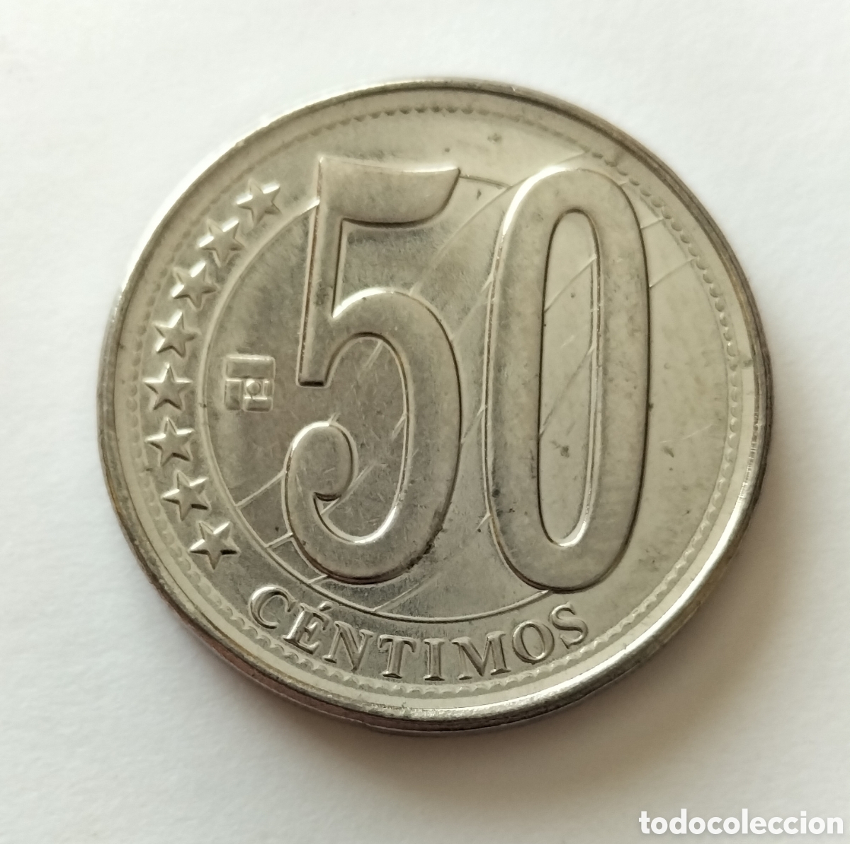 Monedas antiguas de Am&eacute;rica: Moneda 50 c&eacute;ntimos 2012 Venezuela - Foto 2