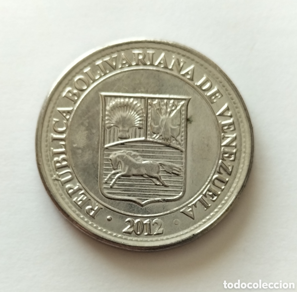 Monedas antiguas de Am&eacute;rica: Moneda 50 c&eacute;ntimos 2012 Venezuela - Foto 1