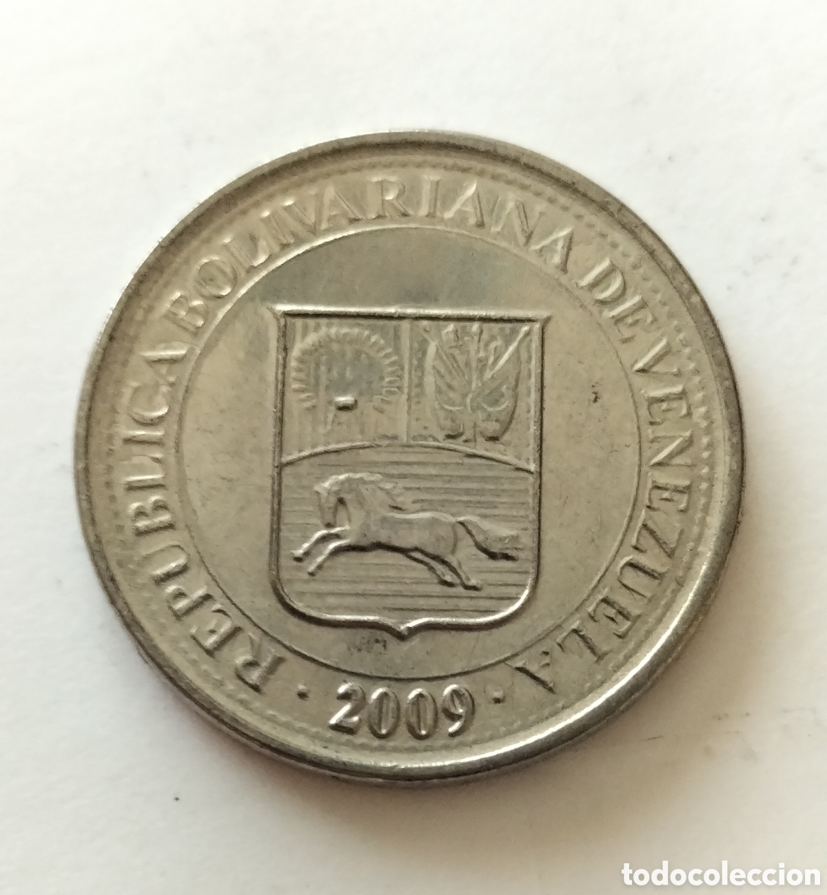 Monedas antiguas de Am&eacute;rica: Moneda 50 c&eacute;ntimos 2009 Venezuela - Foto 1