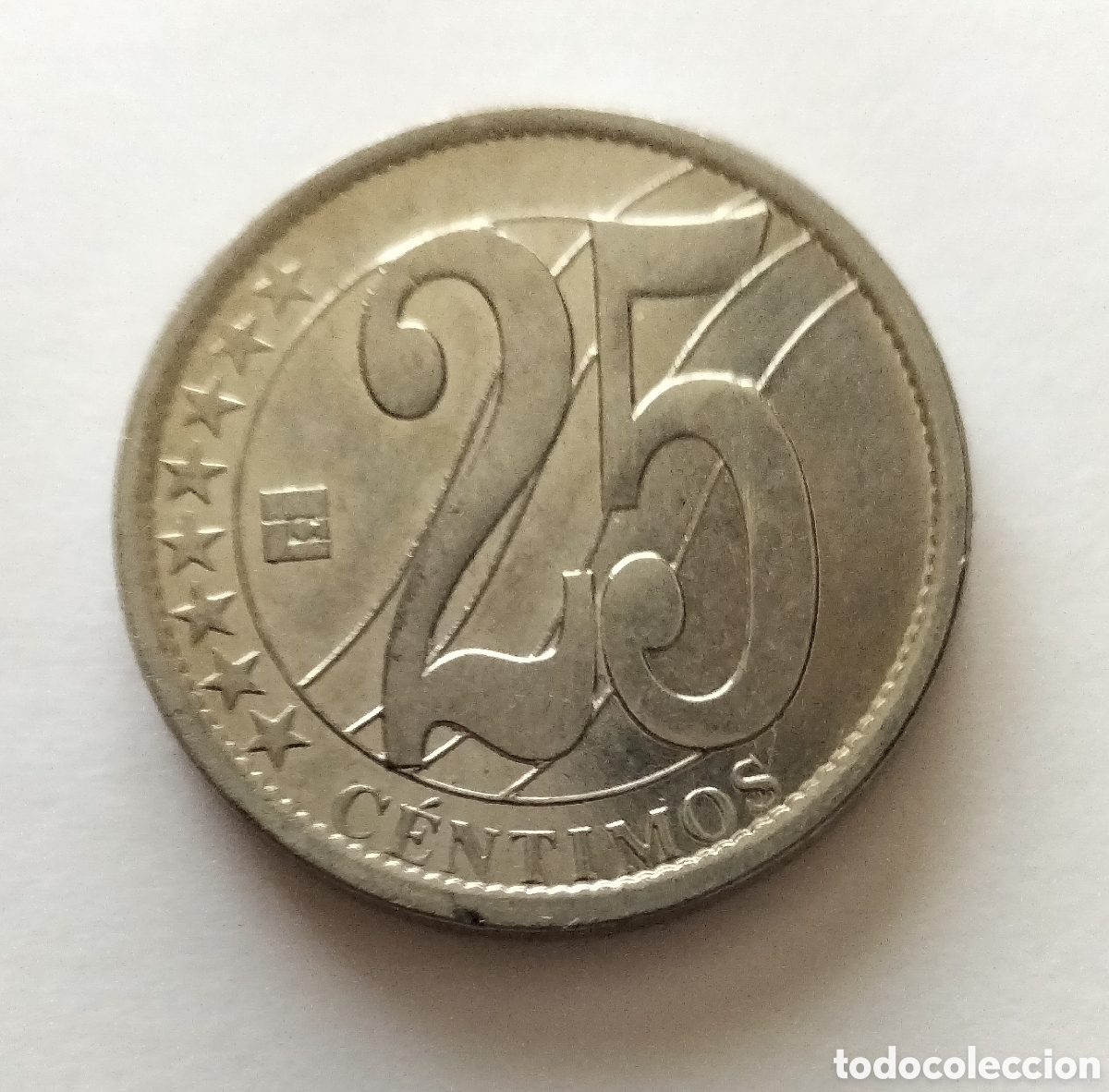 Monedas antiguas de Am&eacute;rica: Moneda 25 C&eacute;ntimos 2007 Venezuela - Foto 2