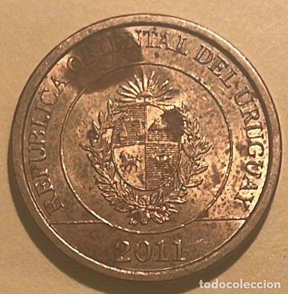 Monedas antiguas de Am&eacute;rica: URUGUAY 1 PESO 2011. CIRCULADA - Foto 1