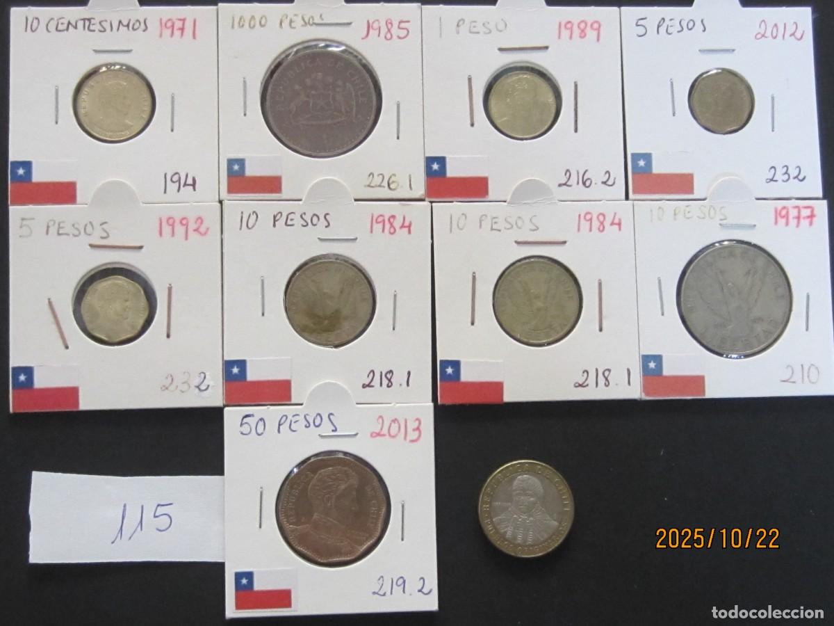 Monedas antiguas de Am&eacute;rica: CHILE REPUBLICA - L 115 - Foto 1