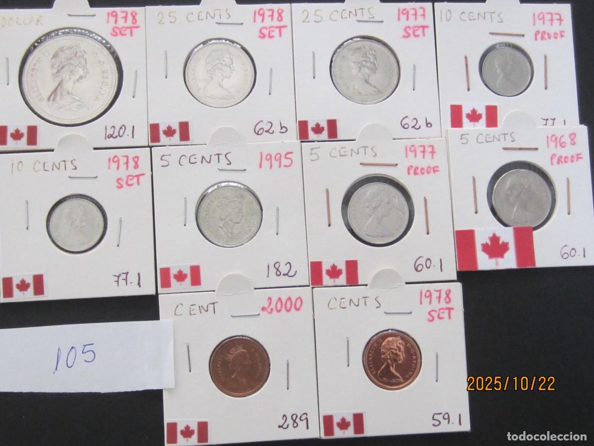 Monedas antiguas de Am&eacute;rica: CANADA ESTADO - L 105 - Foto 1