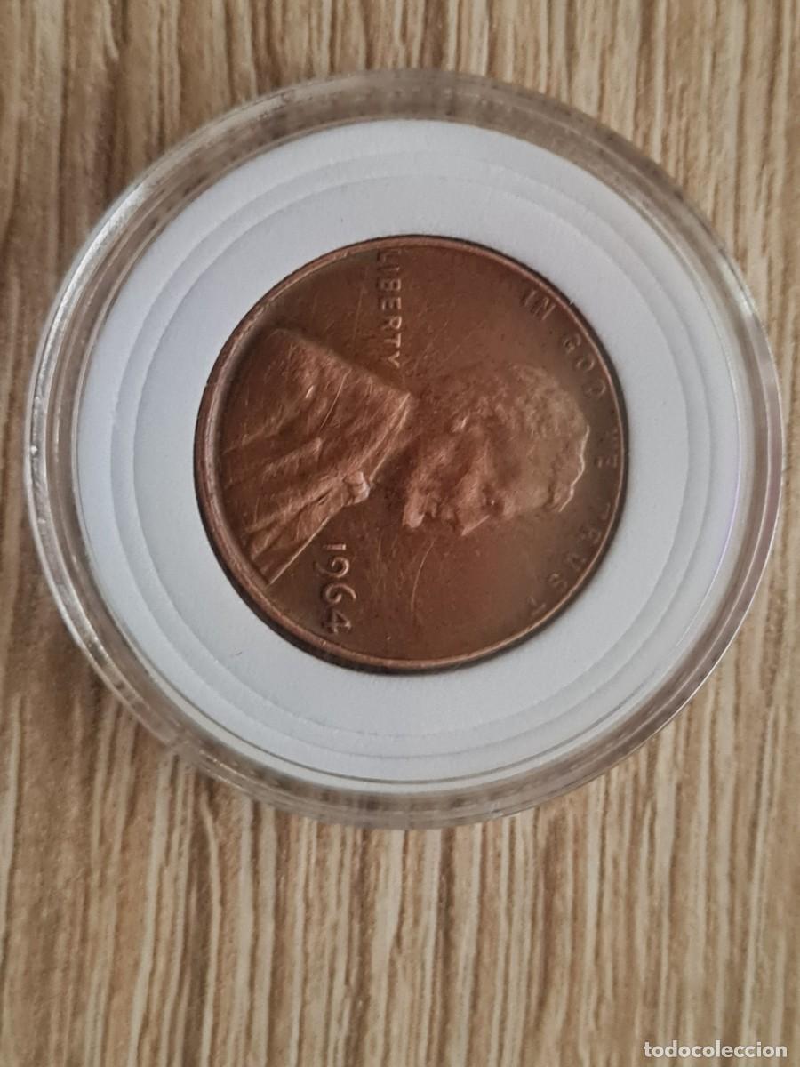 Monedas antiguas de Am&eacute;rica: MONEDA DE 1 CENTAVO DE DOLAR 1964 - Foto 1