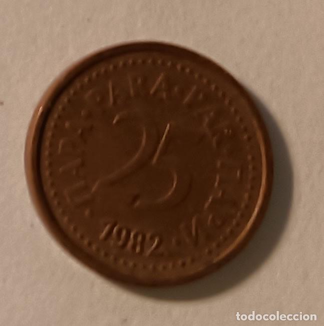 Monedas antiguas de Am&eacute;rica: MONEDA PERUANA DE 25 PER - A&Ntilde;O 1982 - Foto 1