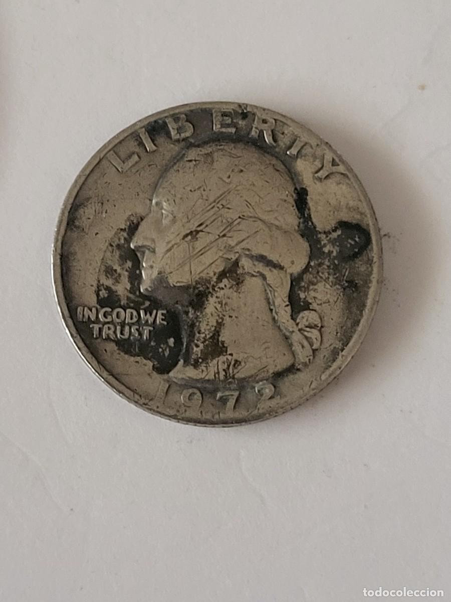 Monedas antiguas de Am&eacute;rica: MONEDA QUARTER WASHINGTON - Foto 1