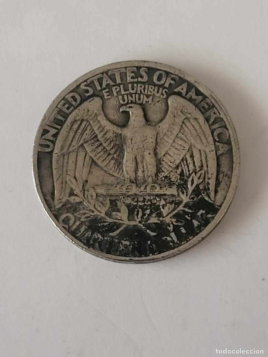 Monedas antiguas de Am&eacute;rica: MONEDA QUARTER WASHINGTON - Foto 2