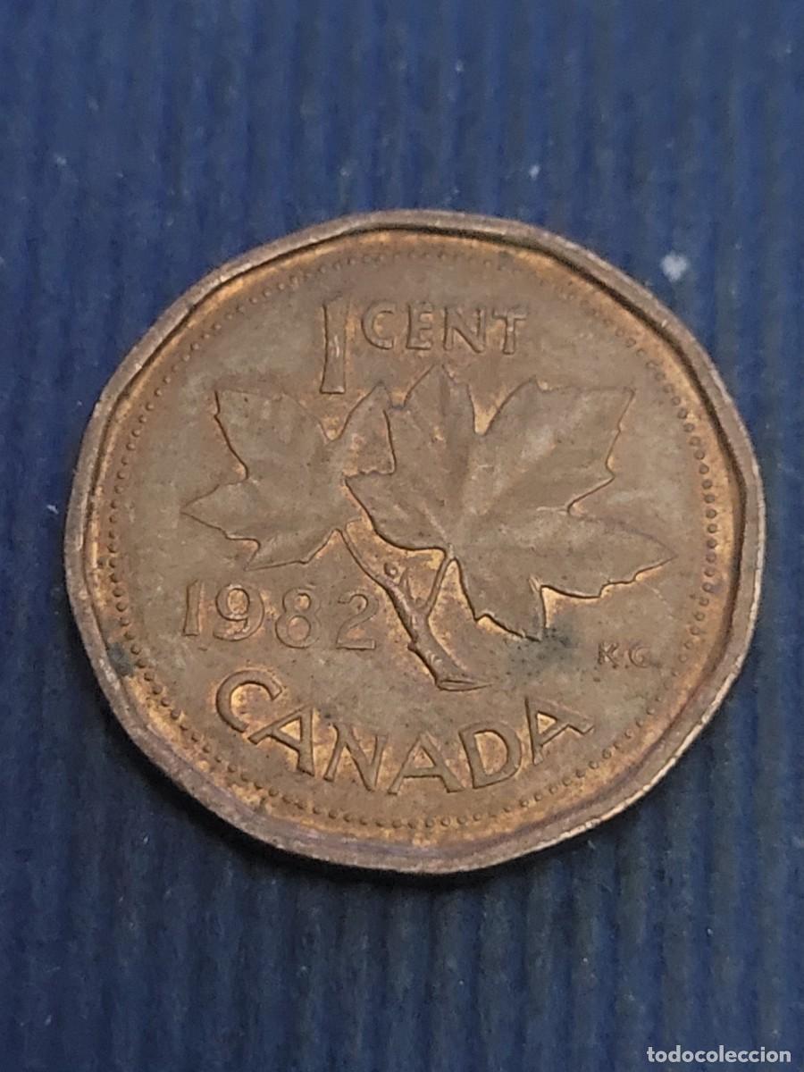 Monedas antiguas de Am&eacute;rica: Moneda 1 centavo 1982 Canad&aacute; - Foto 2
