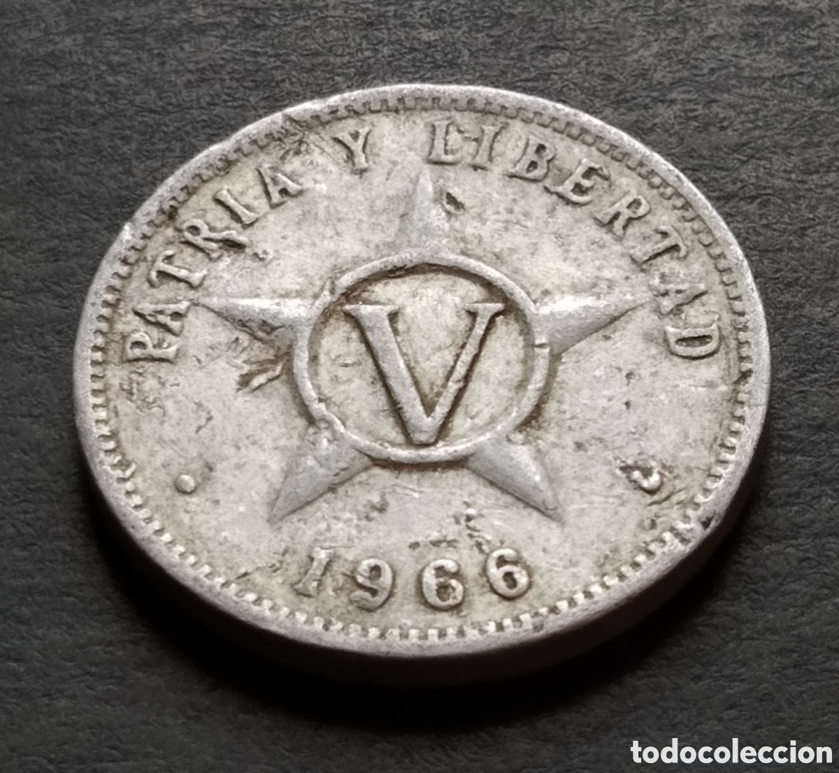 Monedas antiguas de Am&eacute;rica: MONEDA - CUBA 5 CENTAVOS 1966 - Foto 3