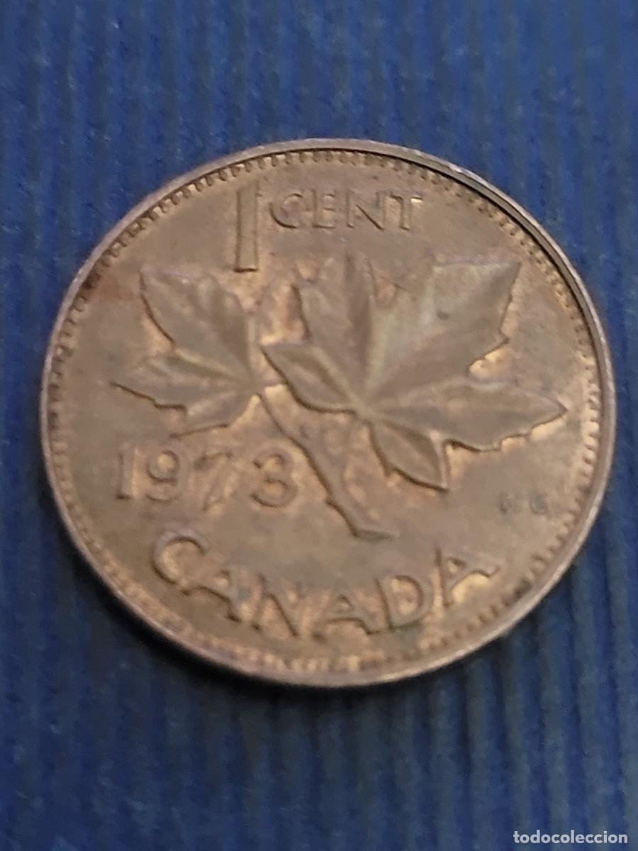 Monedas antiguas de Am&eacute;rica: Moneda 1 centavo 1973 Canad&aacute; - Foto 2