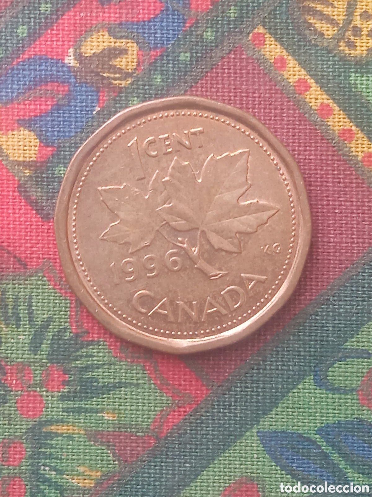 Monedas antiguas de Am&eacute;rica: Moneda 1 Centavo 1996 Canad&aacute; - Foto 1