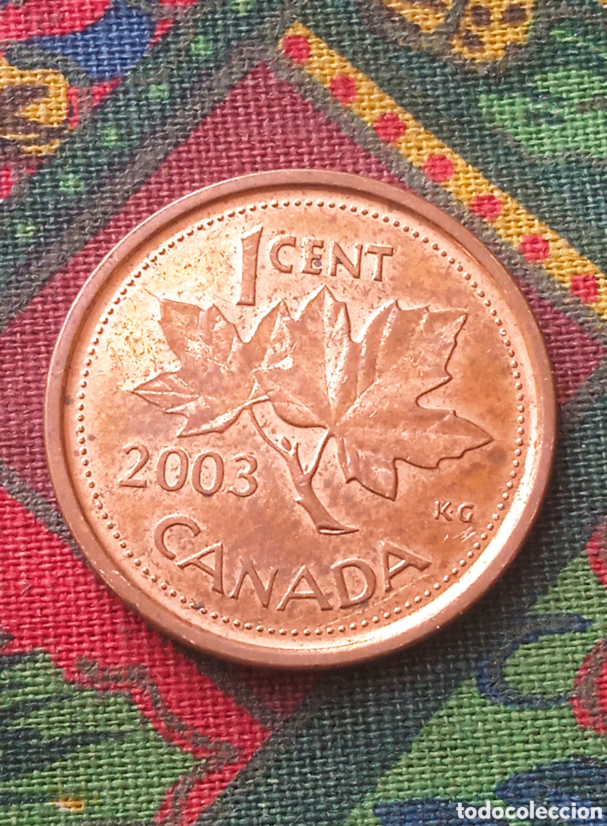 Monedas antiguas de Am&eacute;rica: Moneda 1 Centavo Canad&aacute; 2003 - Foto 2