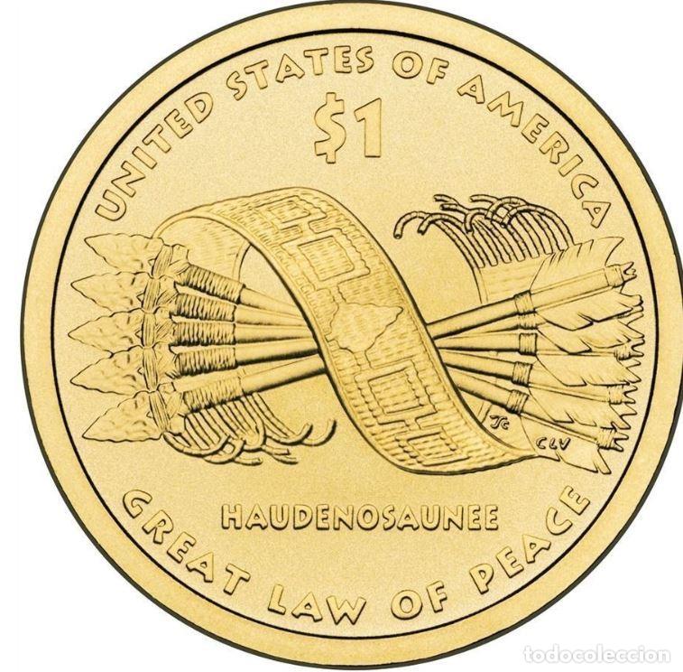 Old Coins of America: ONE DOLAR USA 2010 - CECA D - NATIVE AMERICAN - SIN CIRCULAR