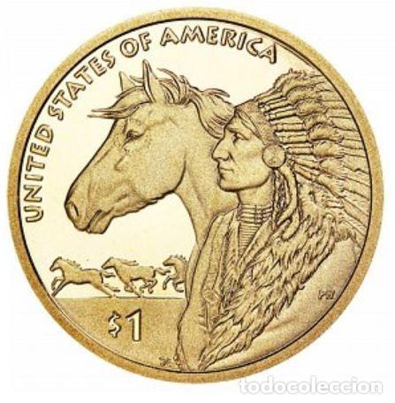 Old Coins of America: ONE DOLAR USA 2012 - CECA P - NATIVE AMERICAN - SIN CIRCULAR
