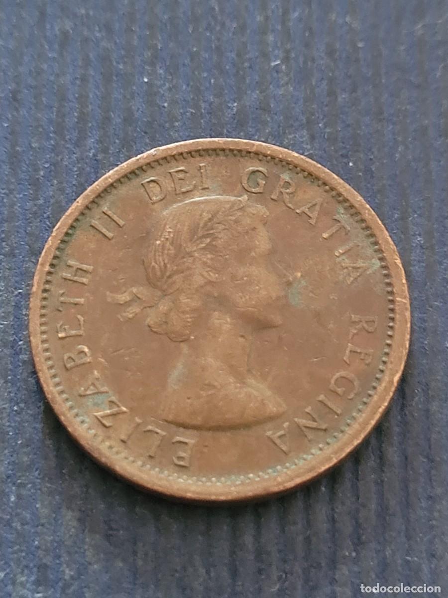 Monedas antiguas de Am&eacute;rica: Moneda 1 centavo 1964 Canad&aacute; - Foto 1