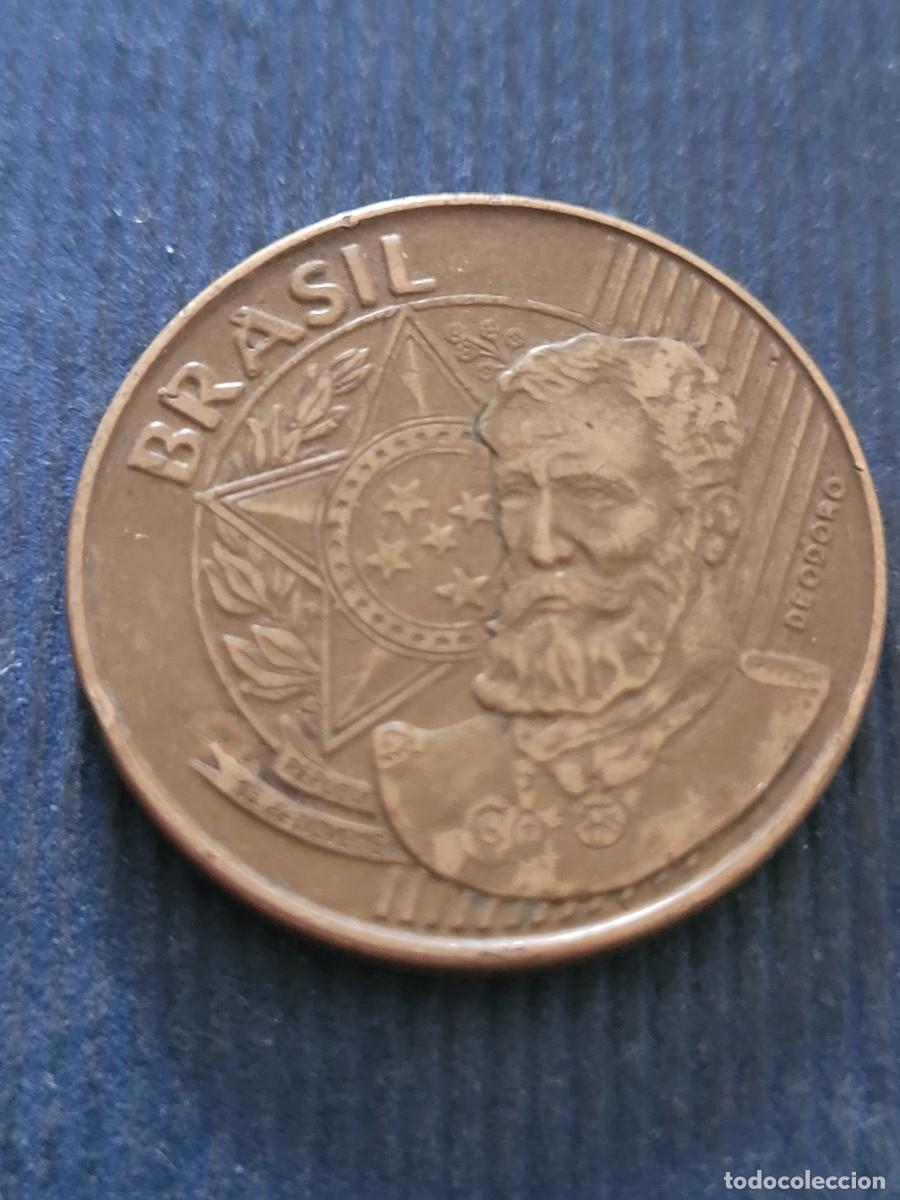 Monedas antiguas de Am&eacute;rica: Moneda 25 centavos 2002 Brasil - Foto 1