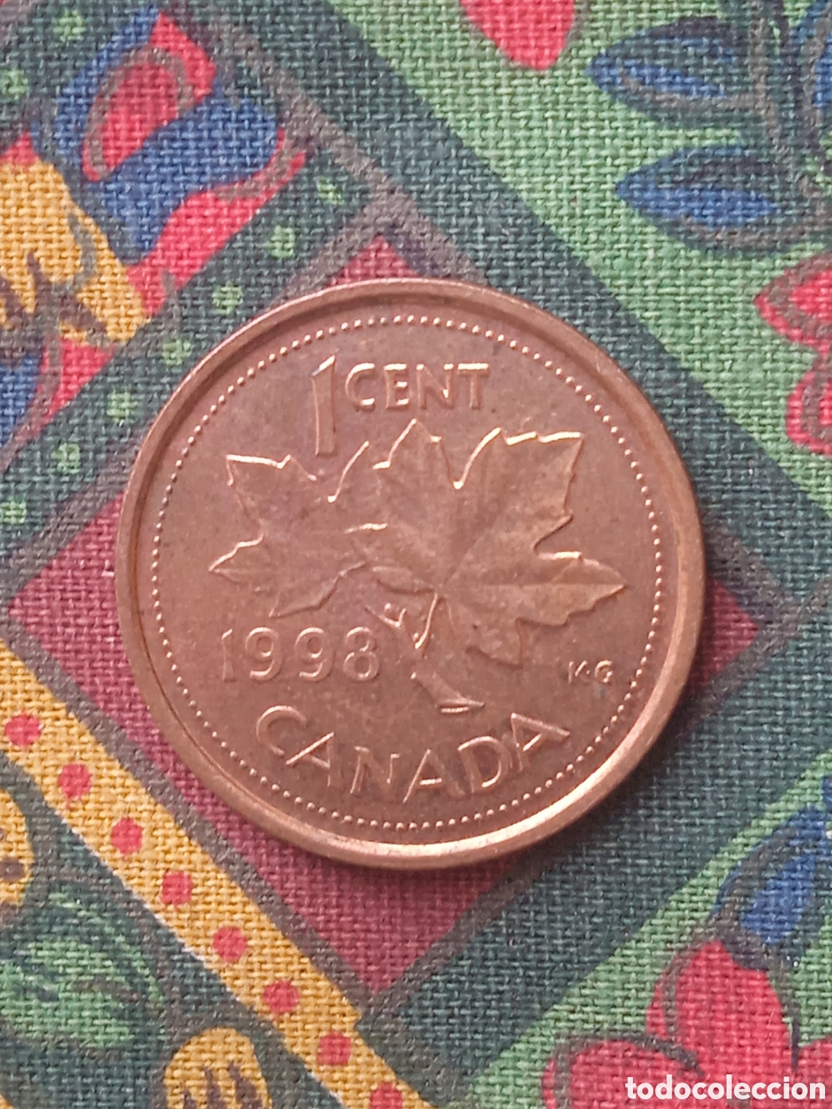 Monedas antiguas de Am&eacute;rica: Moneda 1 Centavo Canad&aacute; 1998 - Foto 2