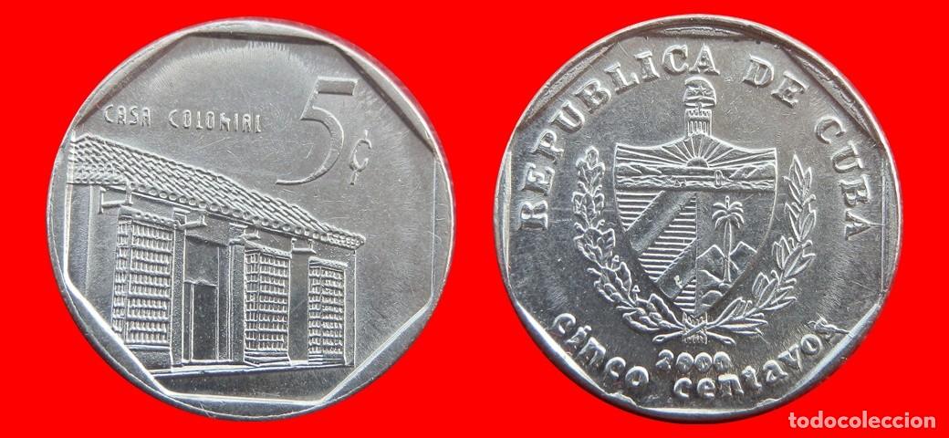 Monedas antiguas de Am&eacute;rica: 5 CENTAVOS 2000 CUBA-135449 - Foto 1
