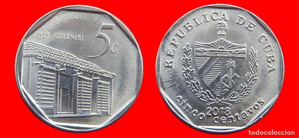 Monedas antiguas de Am&eacute;rica: 5 CENTAVOS 2018 CUBA-135450 - Foto 1