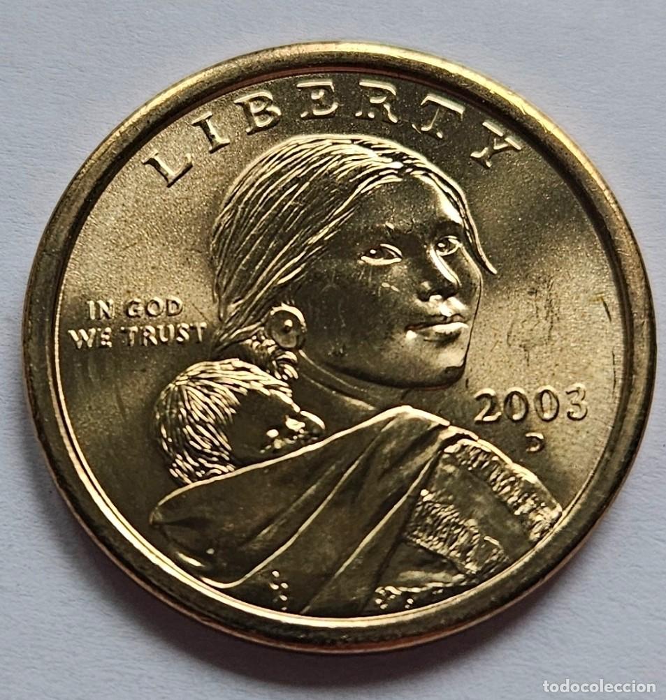 Moedas antigas da Am&eacute;rica: ONE DOLAR USA 2003 - CECA D - SACAGAWEA - SIN CIRCULAR
