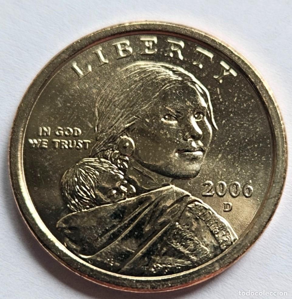 Moedas antigas da Am&eacute;rica: ONE DOLAR USA 2006 - CECA D - SACAGAWEA - SIN CIRCULAR