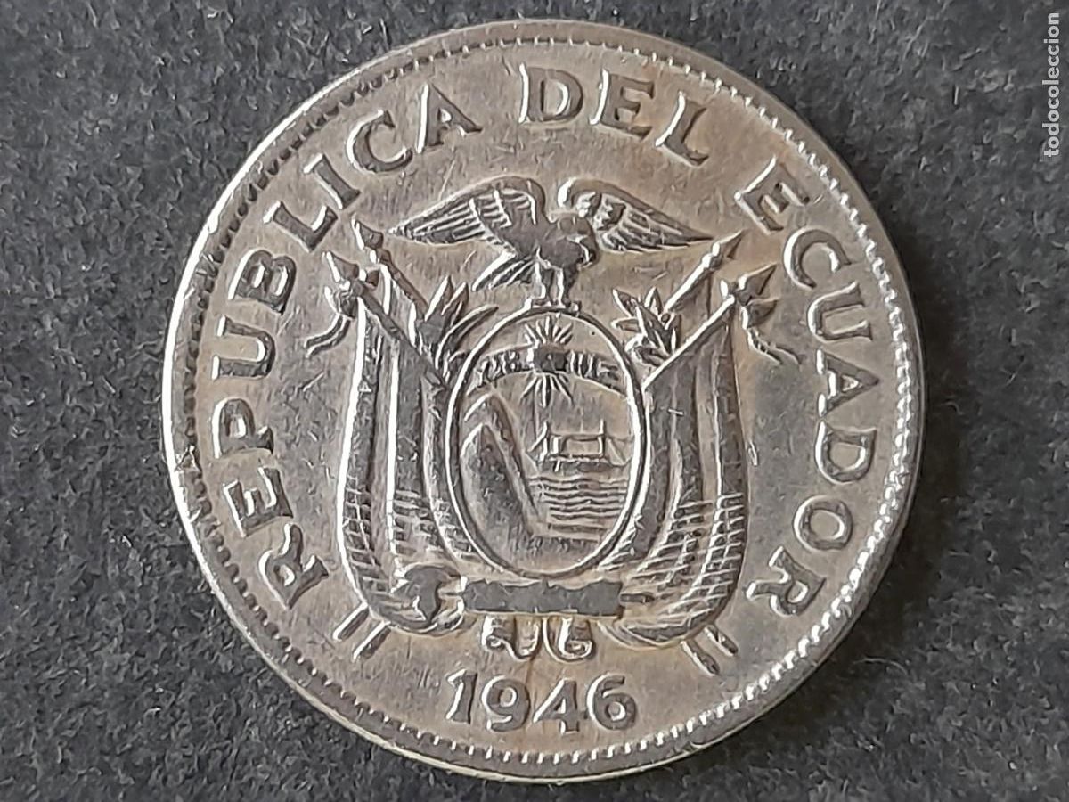 Alte M&uuml;nzen aus Amerika: Republica del Ecuador 20 Centavos 1946 KM 77.1b calidad MBC