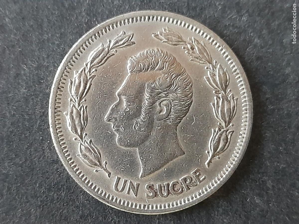 Alte M&uuml;nzen aus Amerika: Republica del Ecuador 1 Sucre 1959 KM 78.a calidad MBC