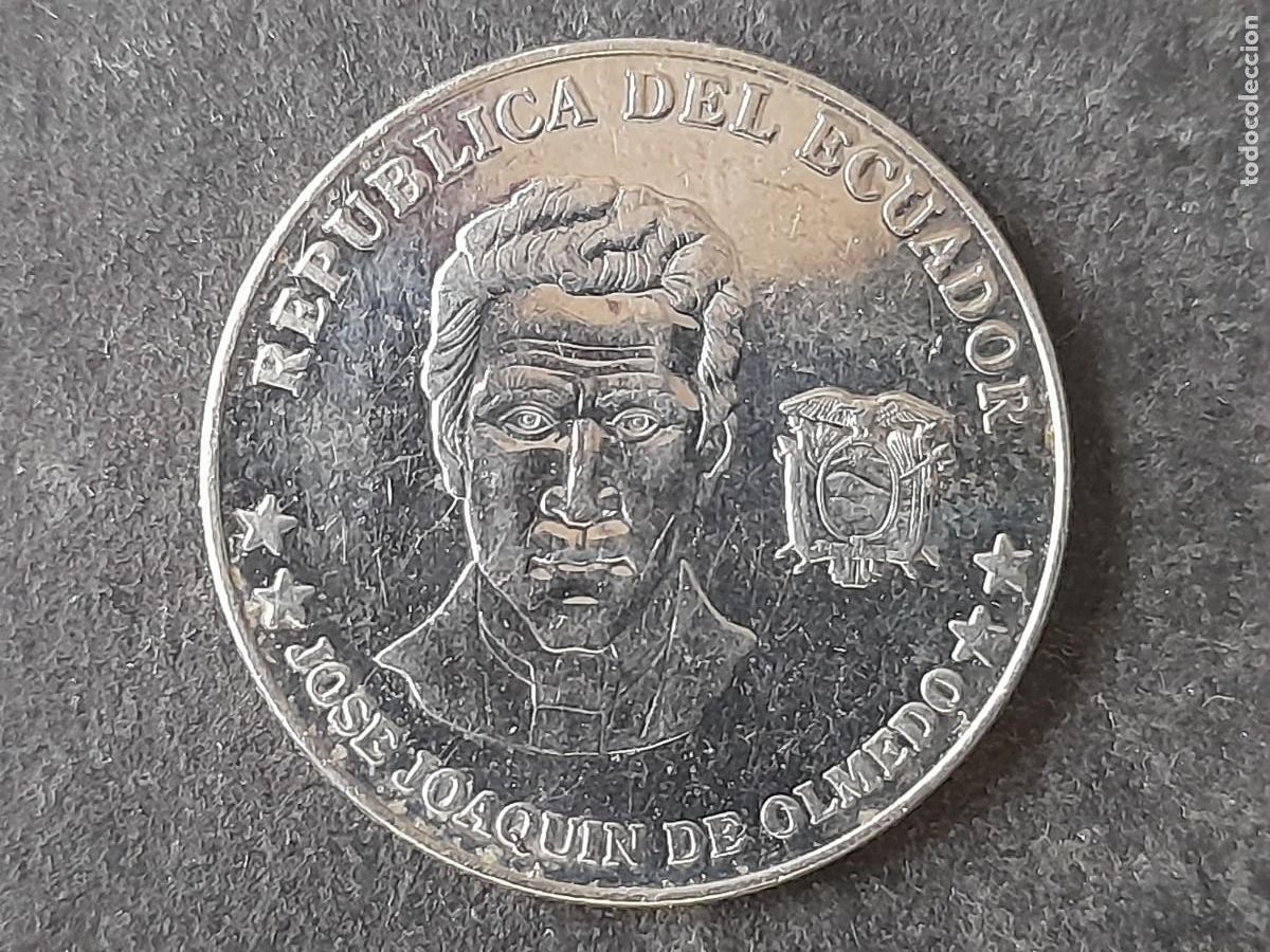 Alte M&uuml;nzen aus Amerika: Republica del Ecuador 25 Centavos 2000 KM 107 Jose Joaquin de Olmedo, calidad EBC