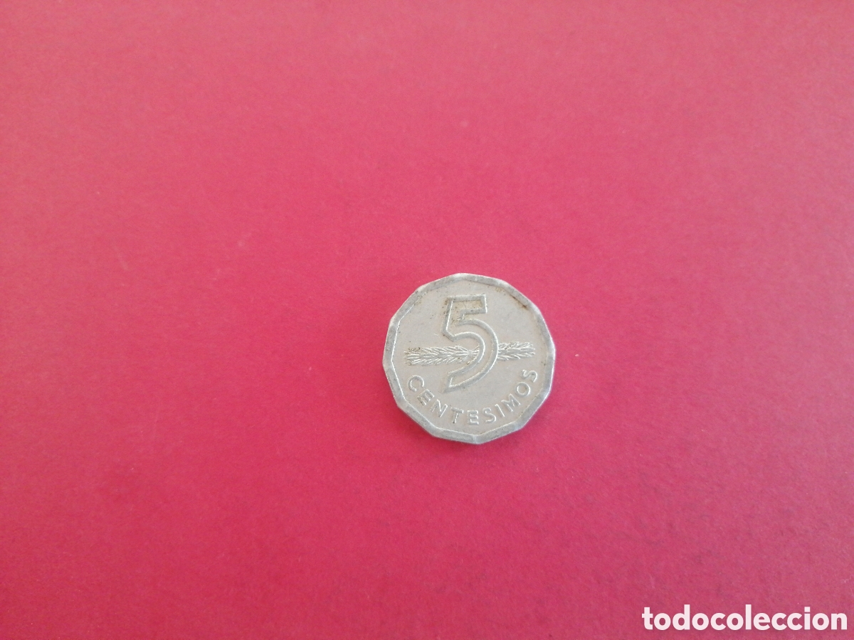 Monedas antiguas de Am&eacute;rica: 5 centesimos de Uruguay 1978 - Foto 2