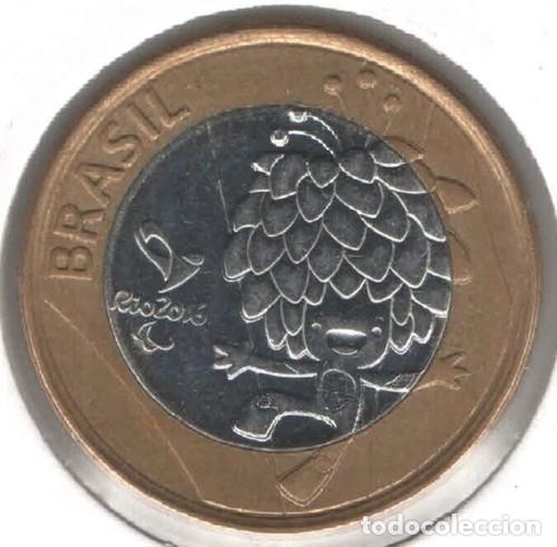 Alte M&uuml;nzen aus Amerika: Coin Brazil XXXI summer Olympic Games Rio de Janeiro 2016 KM# 727 TOM EB797