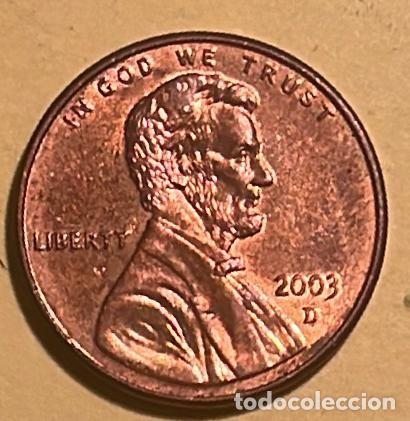 Monedas antiguas de Am&eacute;rica: ESTADOS UNIDOS ONE CENT 2003 D - Foto 1