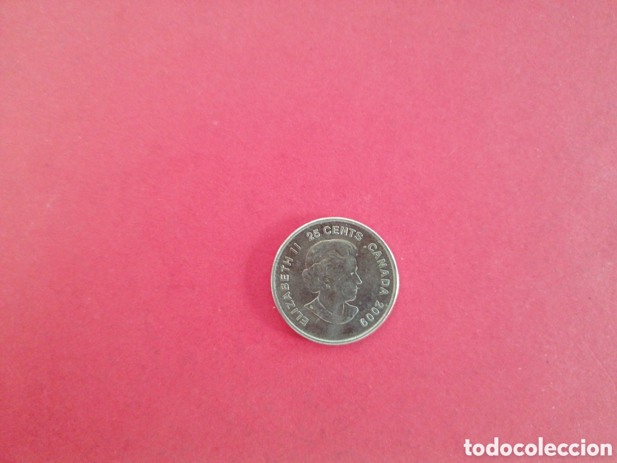 Monedas antiguas de Am&eacute;rica: 25 cents de Canad&aacute; 2009 - Foto 2