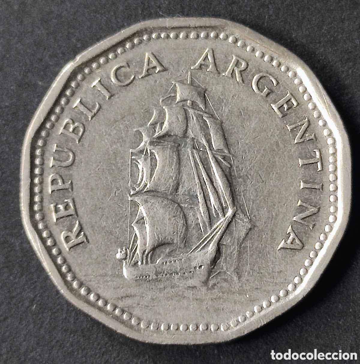 Old Coins of America: Argentina. 1964. 5 pesos